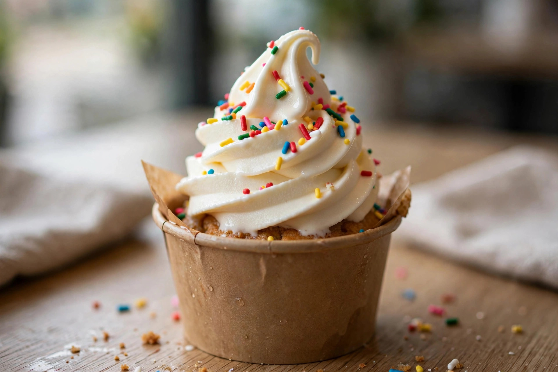 DQ Cupcake with icing