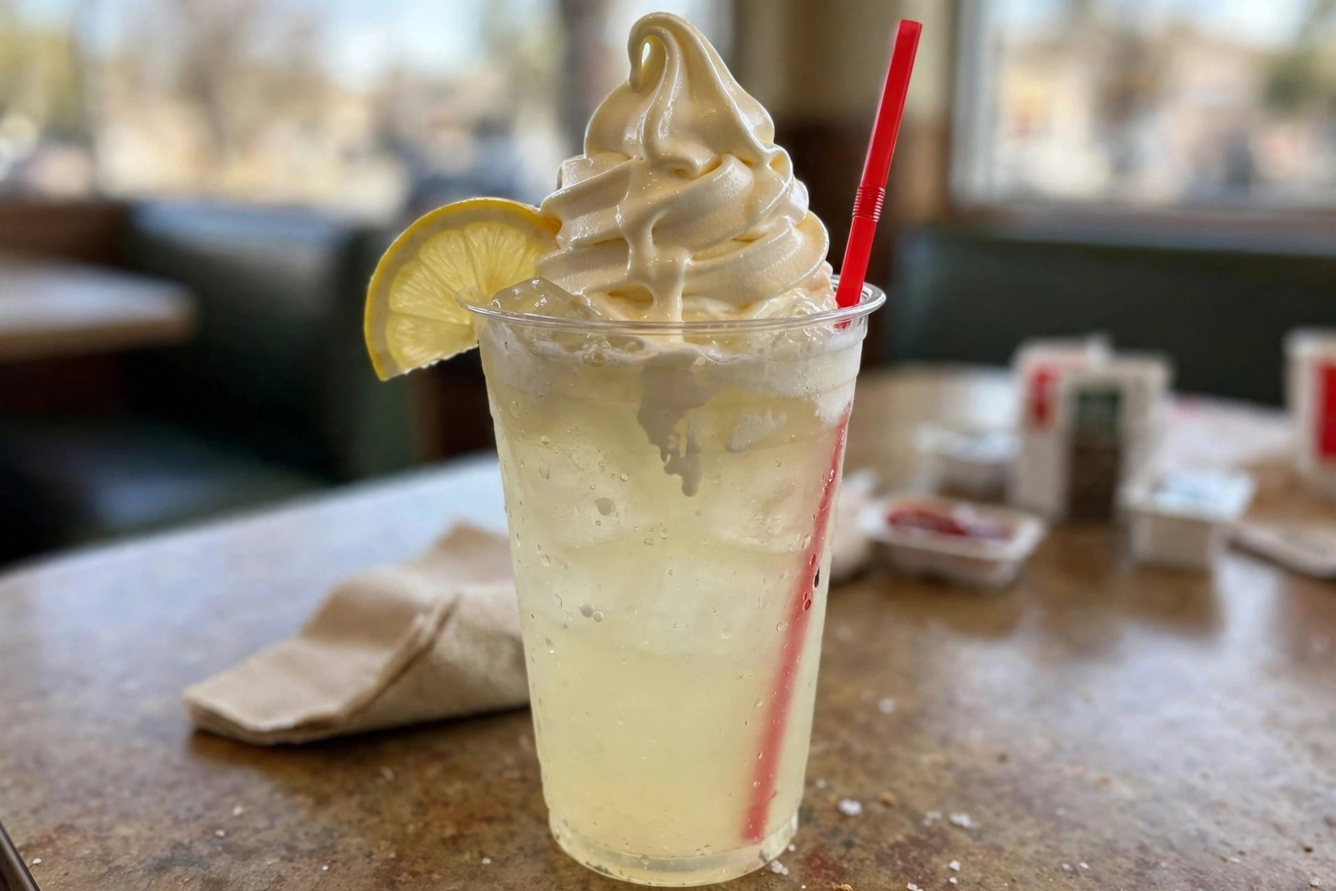 DQ Lemonade Cooler with soft serve