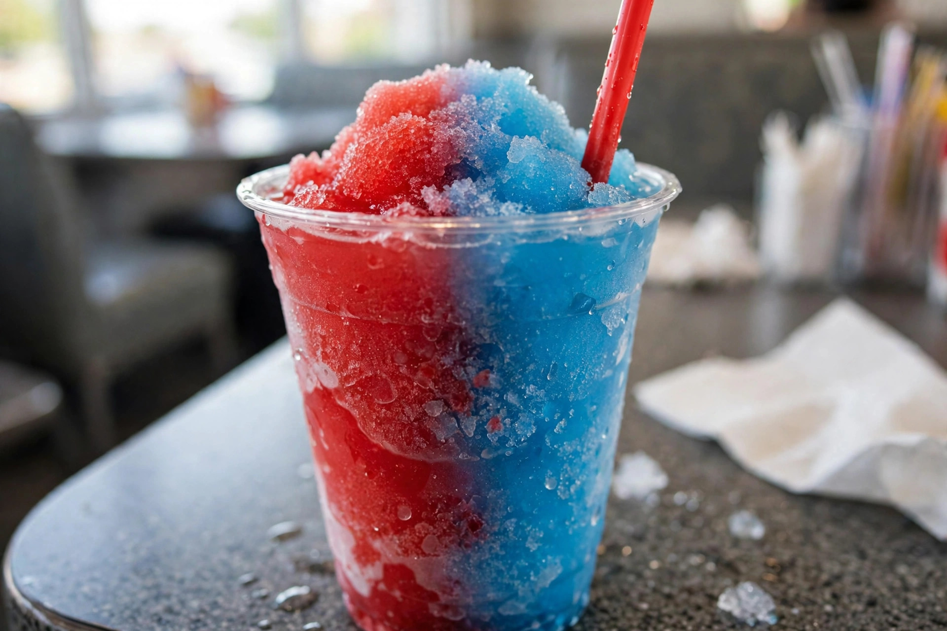 MISTY Slush flavored ice drink