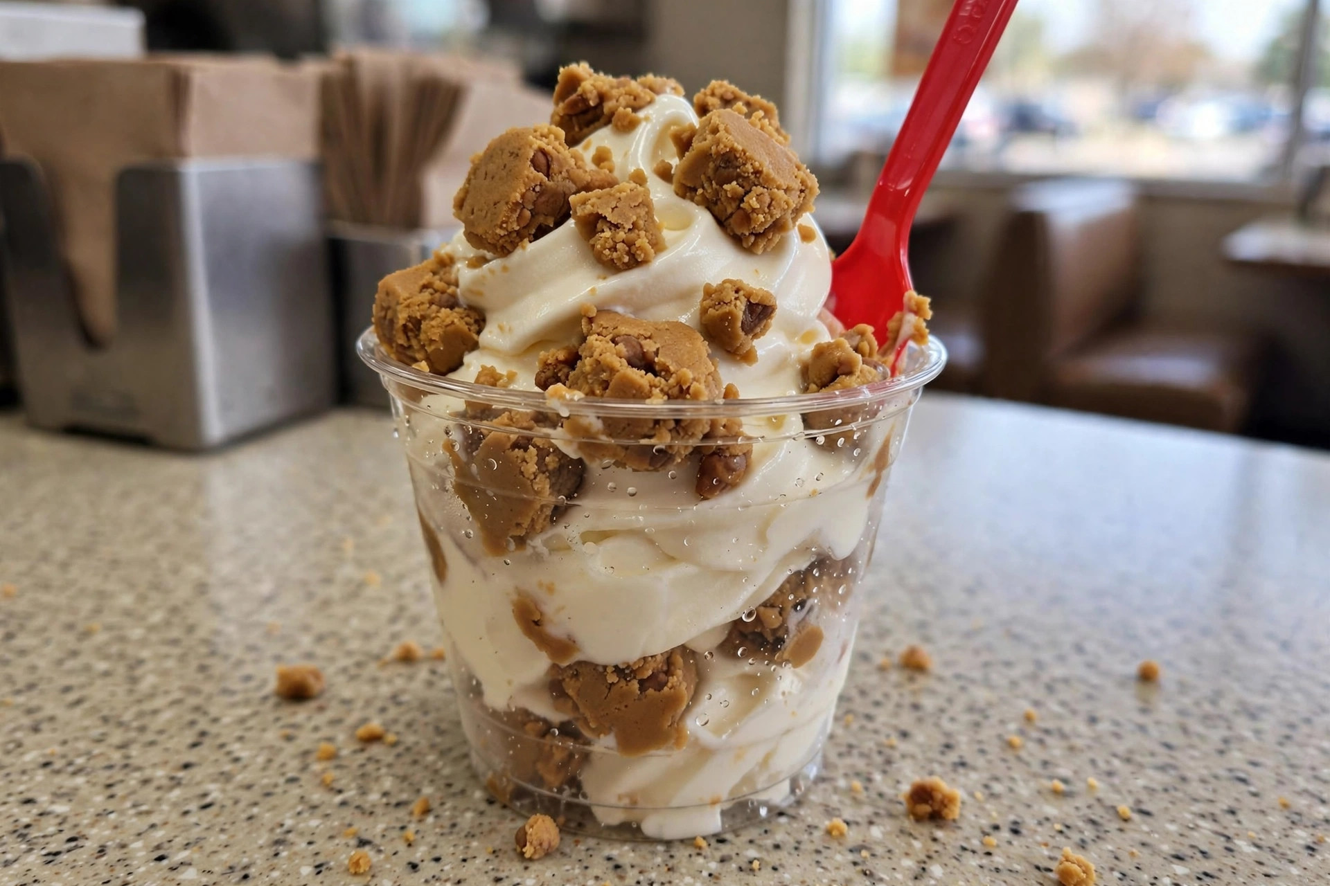 Peanut Butter Cookie Dough Party Blizzard Treat