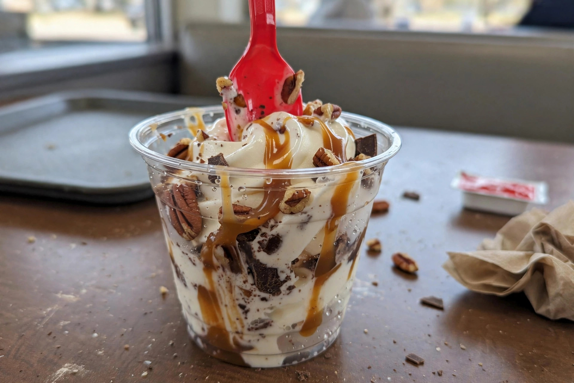 Turtle Pecan Cluster Blizzard Treat